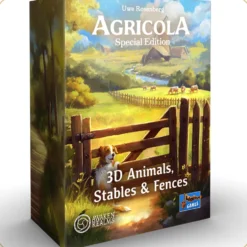 Agricola: Trójwymiarowe zwierzęta, stajnie i płoty – zestaw 5. i 6. gracza