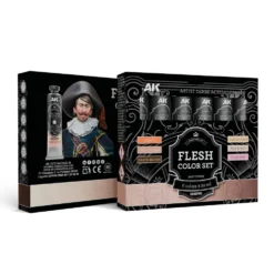 AK Interactive: Artist Dense Acrylic Colors - Flesh Color Set