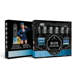 AK Interactive: Artist Dense Acrylic Colors - Blue Color Set