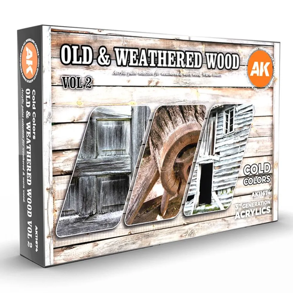 AK Interactive Old & Weathered Wood Vol2