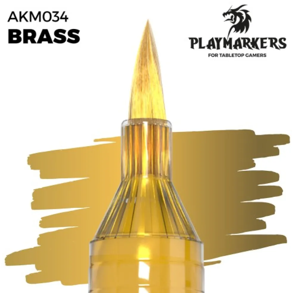 AK Interactive Playmarker - Brass