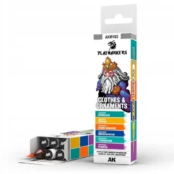 AK Interactive Playmarkers - Clothes & Ornaments 6 szt.