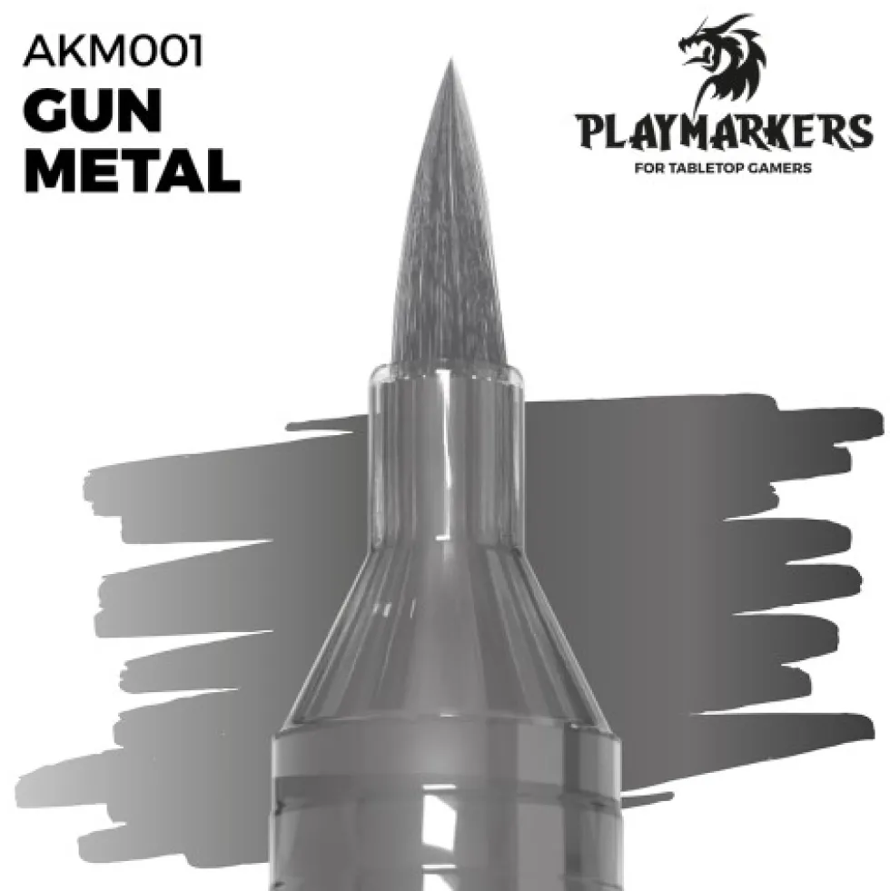 AK Interactive Playmarkers - Gun Metal