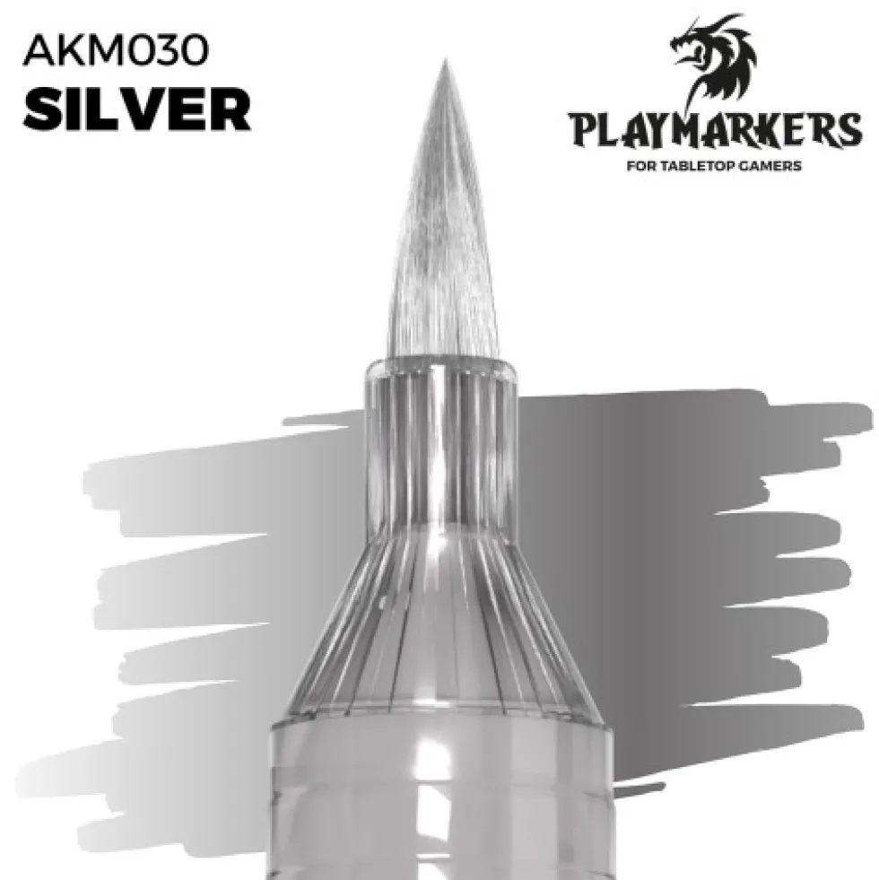 AK Interactive Playmarker - Silver