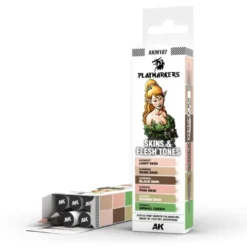 AK Interactive Playmarkers - Skin & Flesh Tones 6 szt.