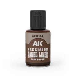 AK Interactive: Precision Paneliner - Dark Brown - 30ml