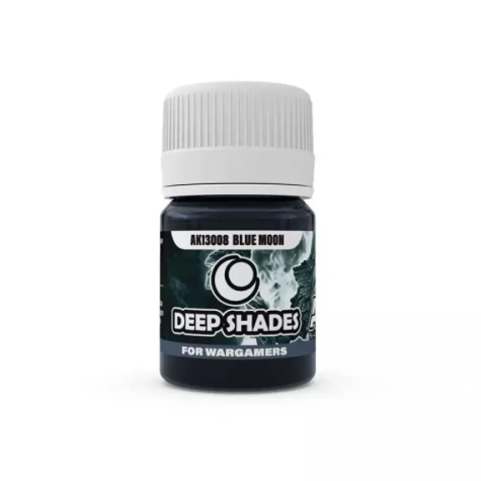 AK Interactive: Wash akrylowy Deep Shade - Blue Moon - 30ml