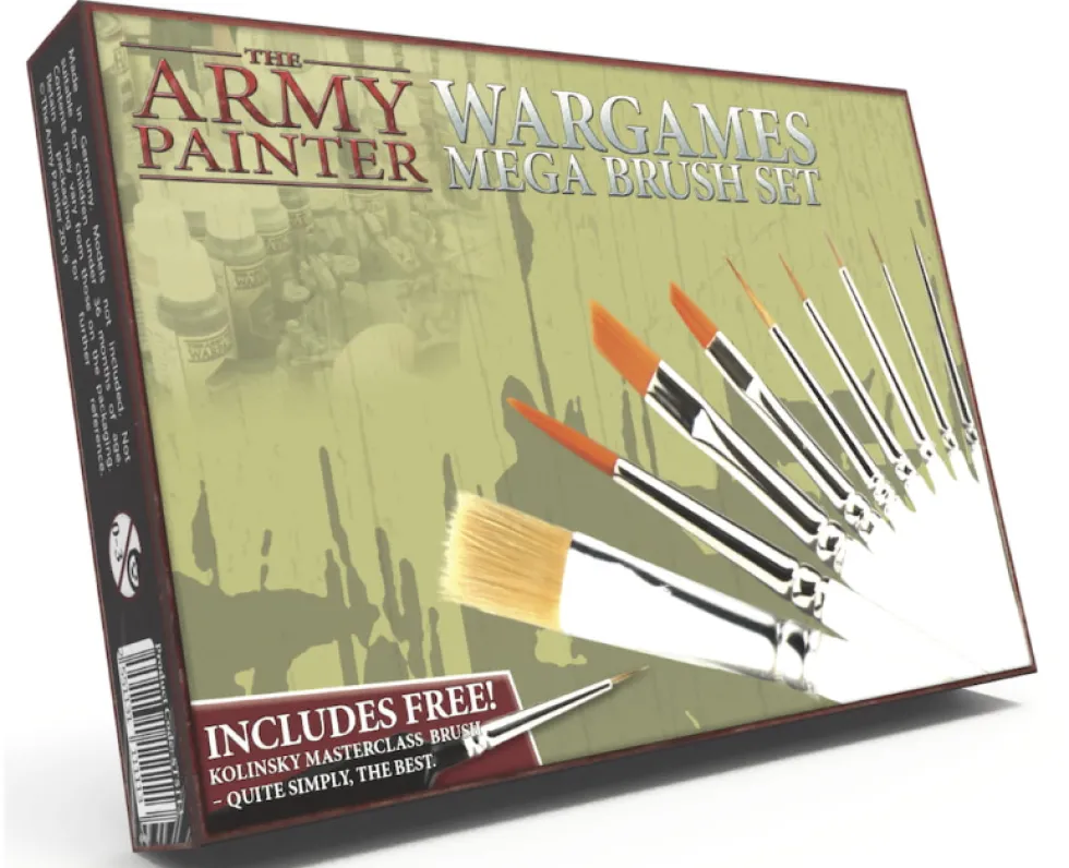 Army Painter: duży zestaw pędzli (Mega Brush Set)