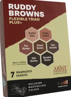 Army Painter: Flexible Triad PLUS+ - Ruddy Browns