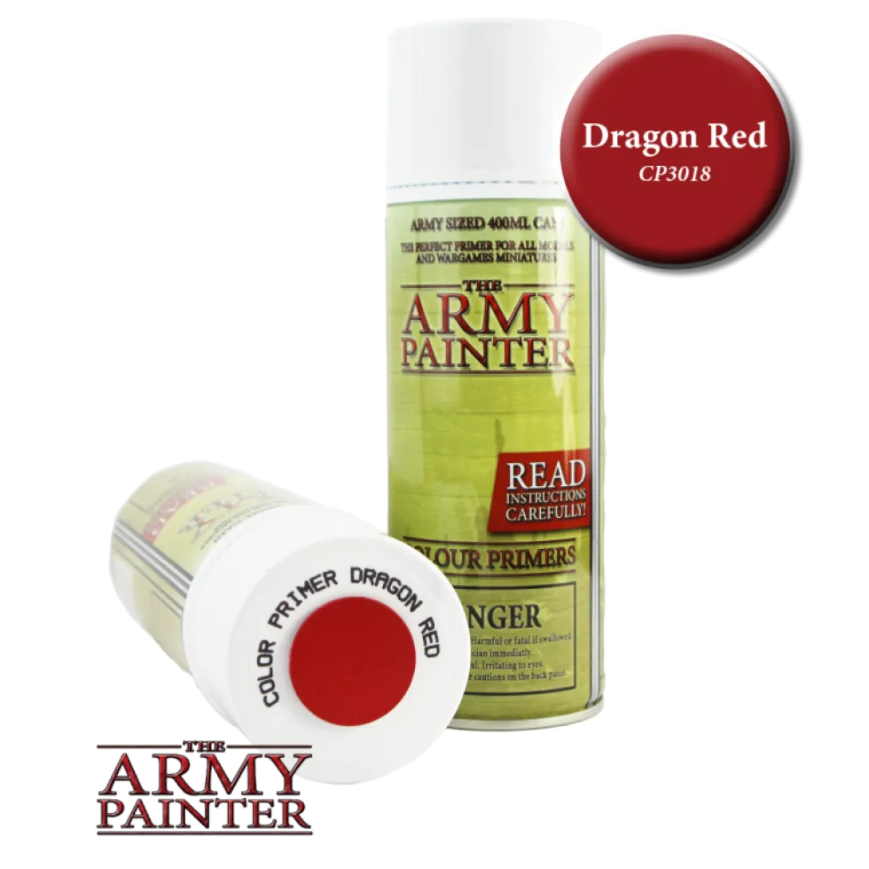 Army Painter Spray Primer - Dragon Red