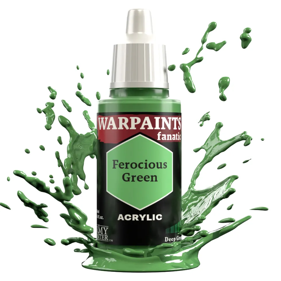 Army Painter Warpaints Fanatic: Ferocious Green