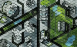 BattleTech: Cities Central Park/Shopping District Battlemat
