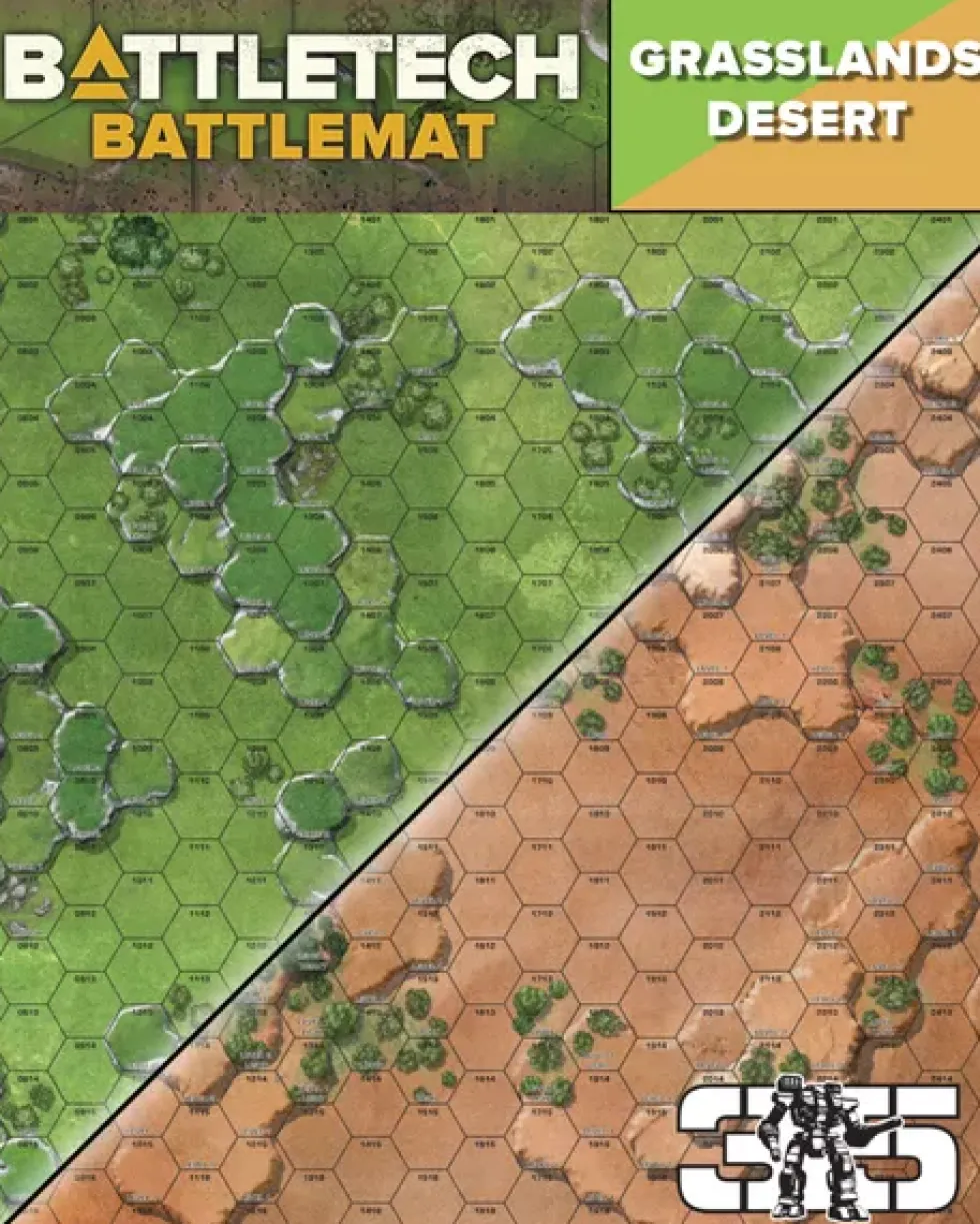 BattleTech: Grasslands/Desert Battlemat