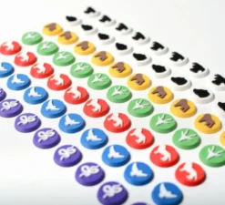 Board Geek Fox: Ark Nova - żetony zwierząt 3D (70 sztuk)