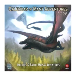 Calendar of Many Adventures 2026 - kalendarz map taktycznych