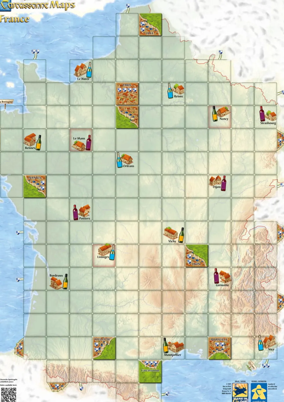 Carcassonne: Mapa Francji (druga edycja)