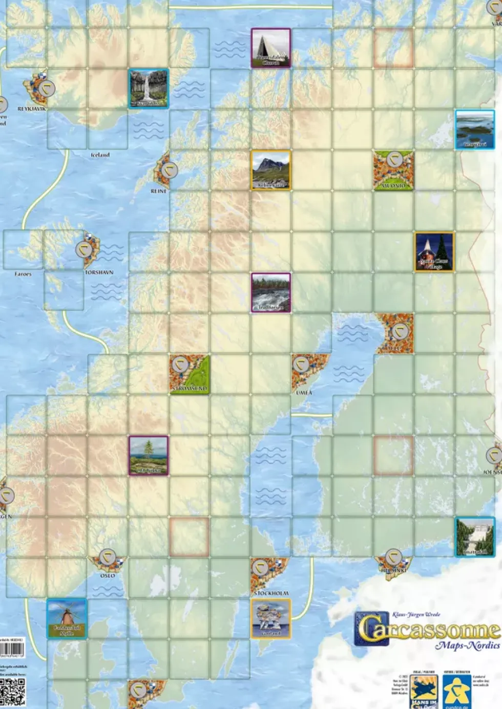 Carcassonne: Mapa Skandynawii (druga edycja)