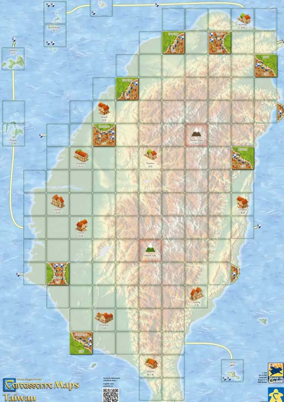 Carcassonne: Mapa Tajwanu (druga edycja)