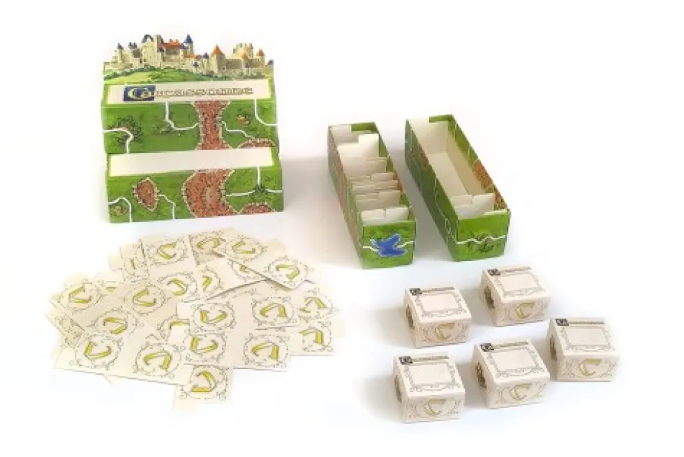 Carcassonne: Początkowy krajobraz 3D + wkładki (organizer)