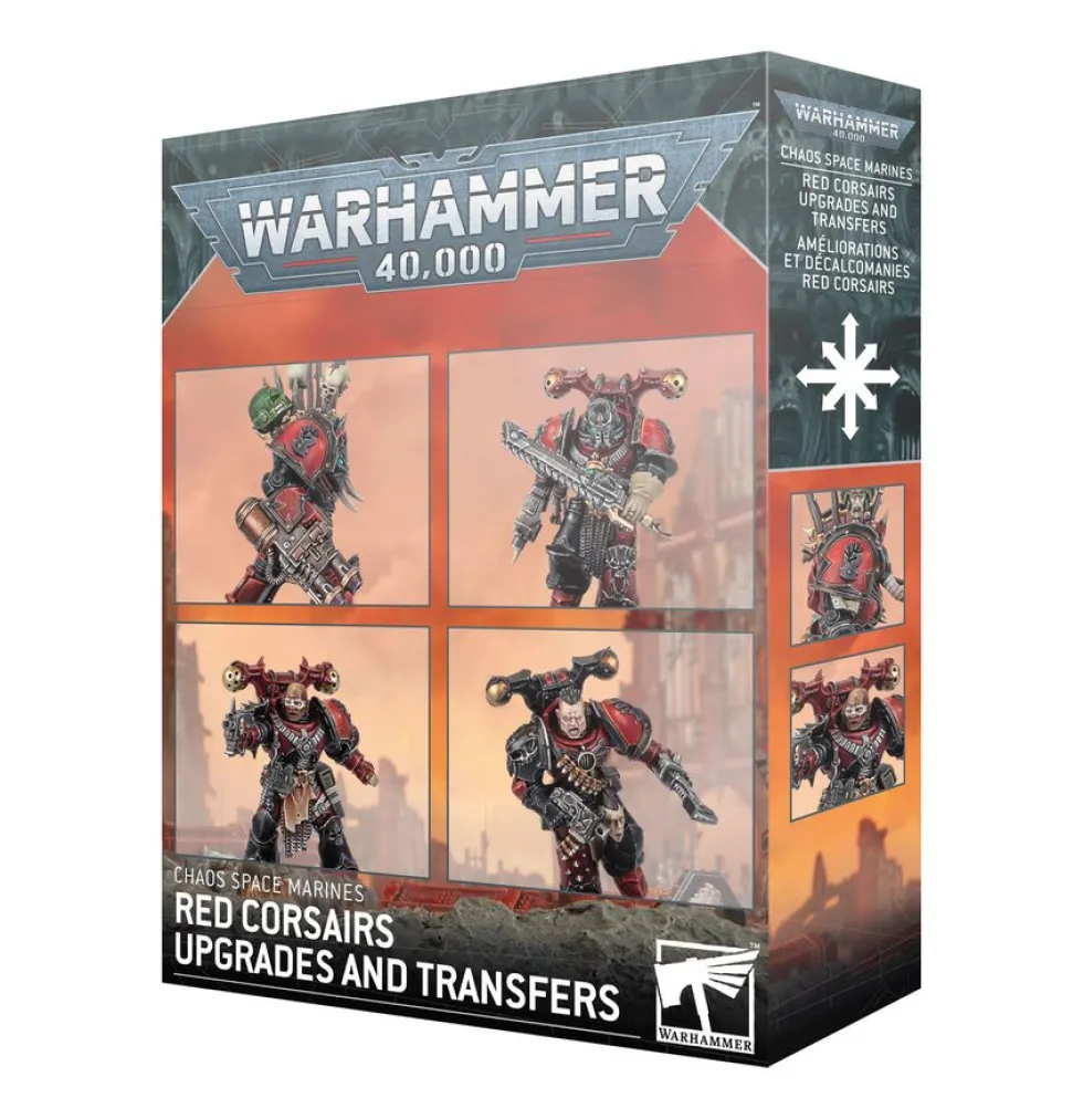 Chaos Space Marines: Red Corsairs Upgrades and Transfers (Warhammer 40,000)