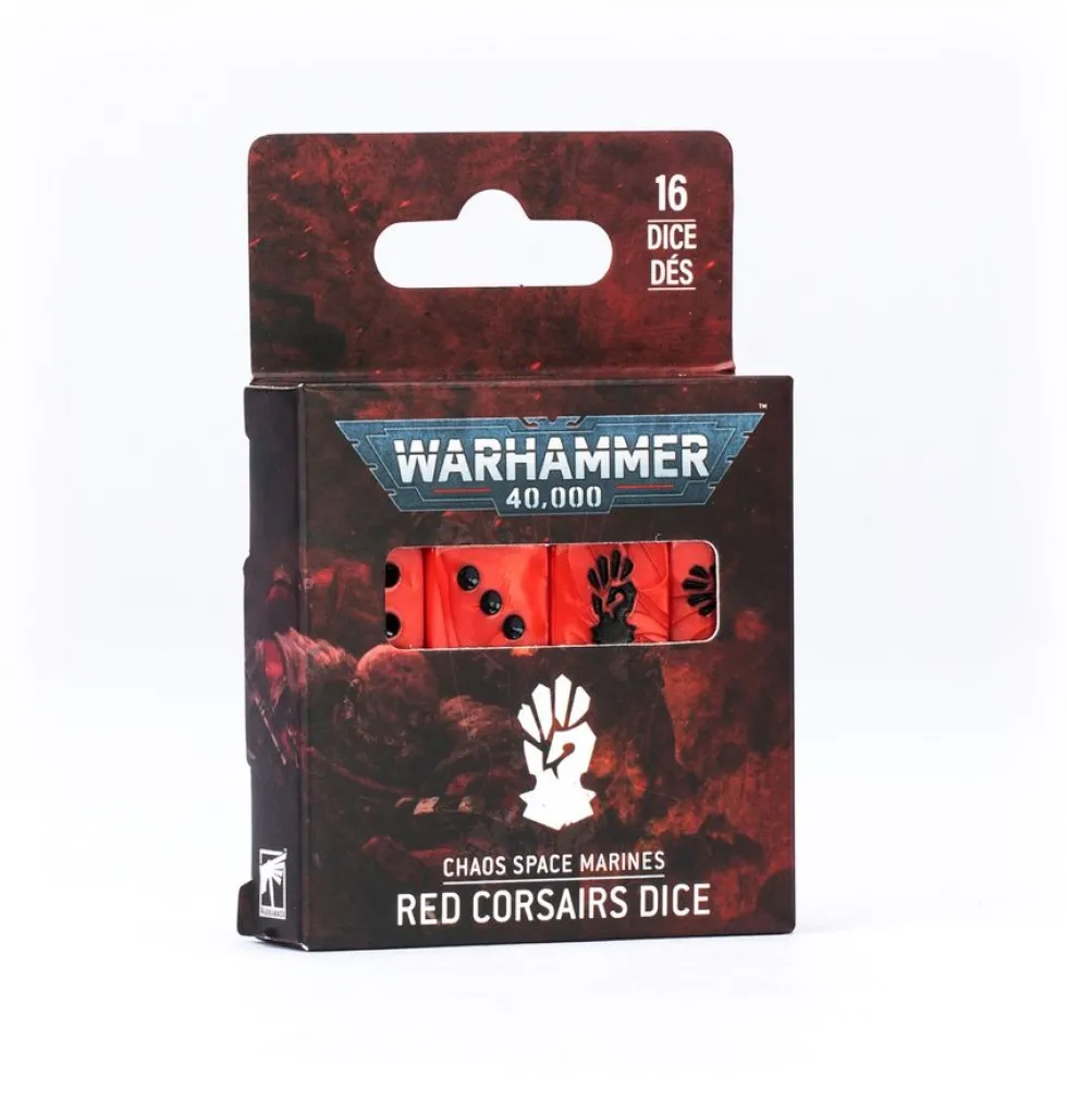 Chaos Space Marines: Red Corsairs Dice (Warhammer 40,000)