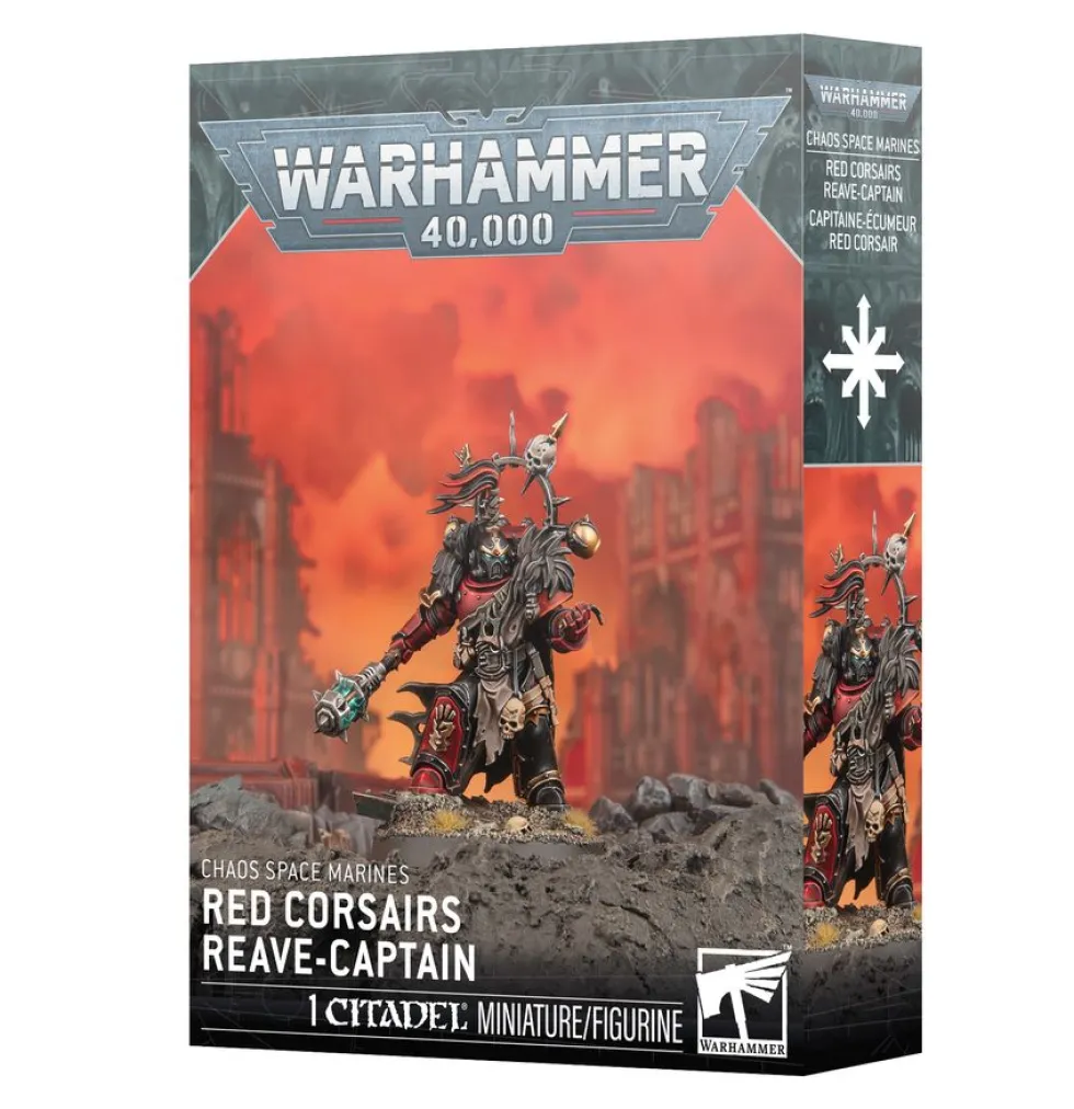 Chaos Space Marines: Red Corsairs Reave-Captain (Warhammer 40,000)