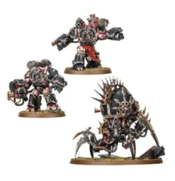 Chaos Space Marines: Warpforged Venomcrawler and Obliterators (Warhammer 40,000)