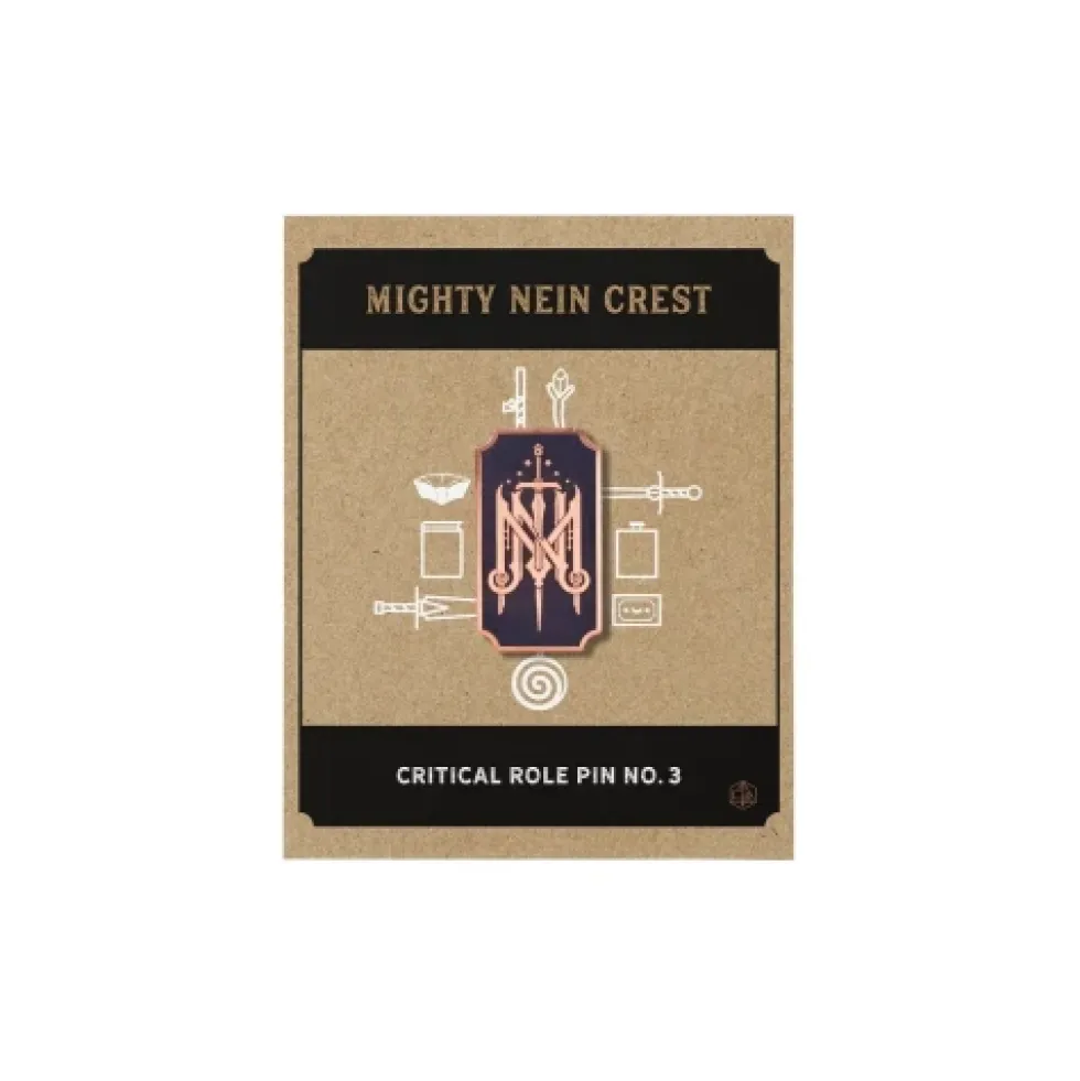 Critical Role Pin No. 3 - Mighty Nein Crest