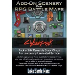 Cyberpunk Red: Add On Scenery For RPG Battle Maps