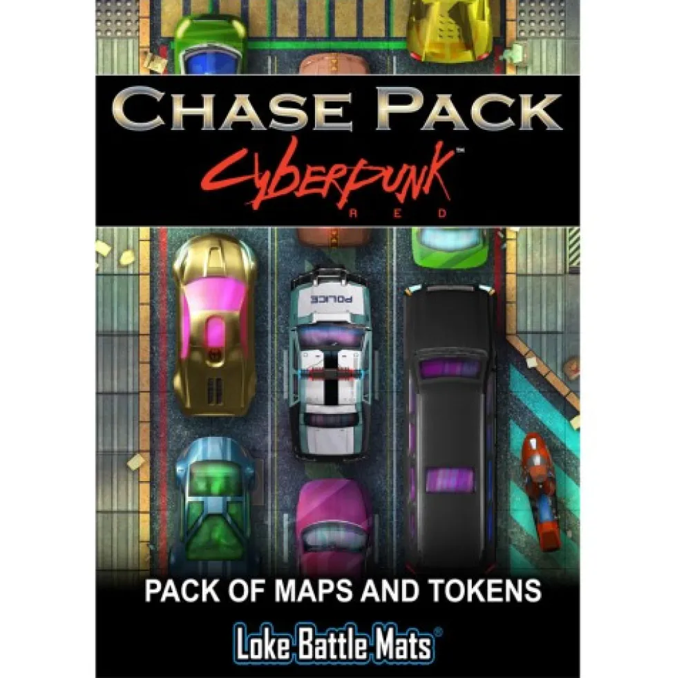 Cyberpunk Red: Chase Pack Maps & Tokens