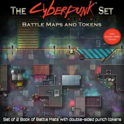 Cyberpunk Red Set: Battle Maps and Tokens