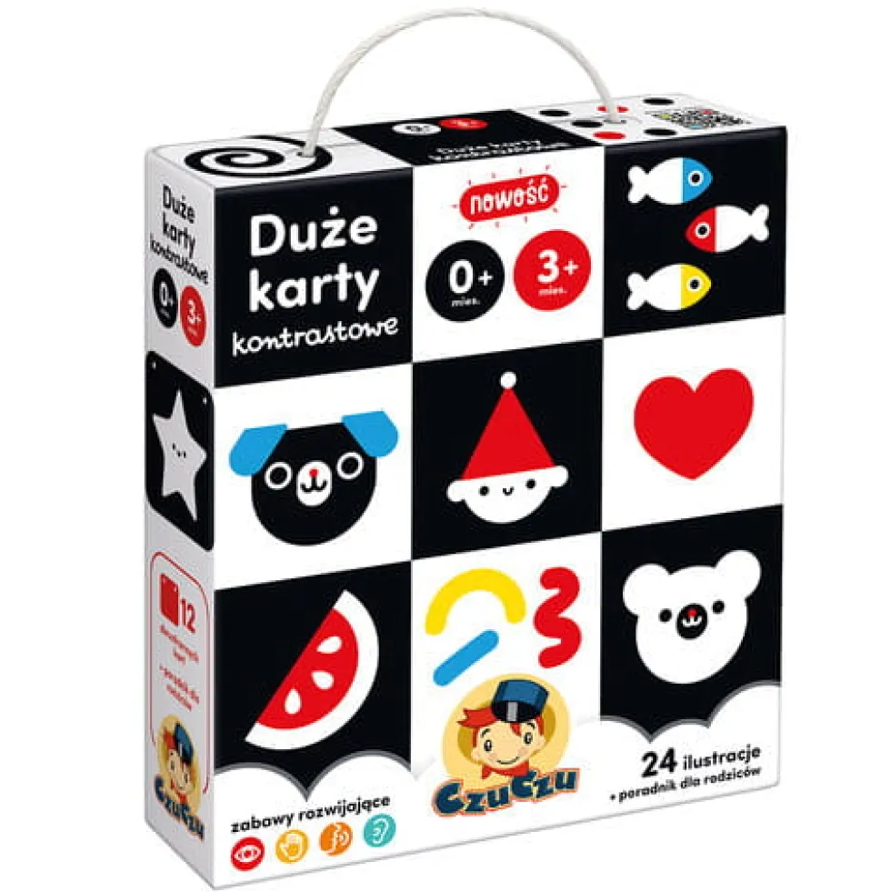 CzuCzu: Duże karty kontrastowe 0+