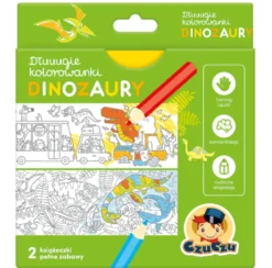 CzuCzu: Długie kolorowanki - Dinozaury