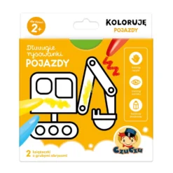 CzuCzu: Dłuuugie rysowanki Koloruję – Pojazdy 2+