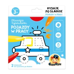 CzuCzu: Dłuuugie rysowanki – Pojazdy w pracy 3+