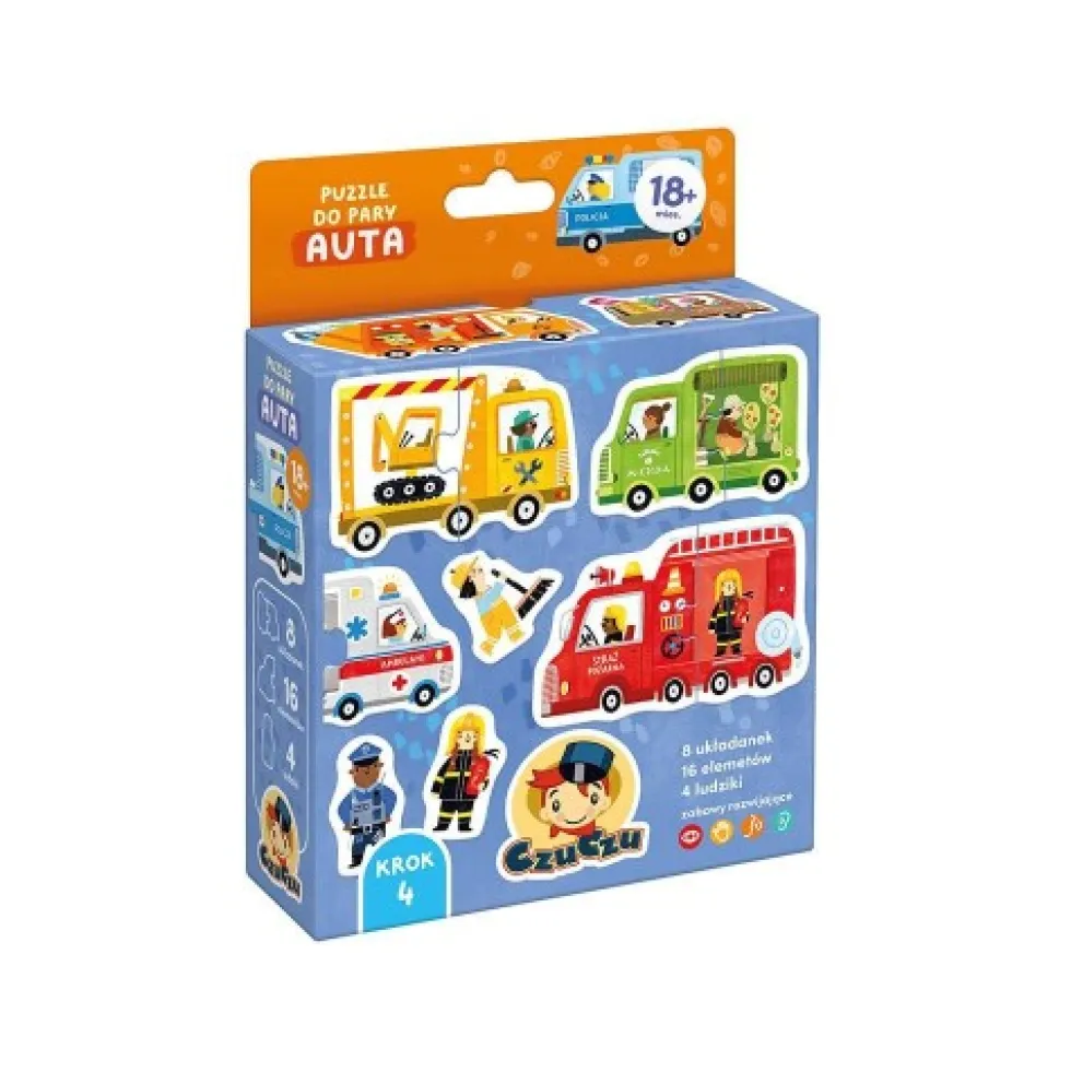 CzuCzu: Puzzle do pary - Auta 18m+