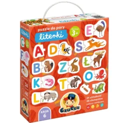 CzuCzu: Puzzle do pary - Literki 3+