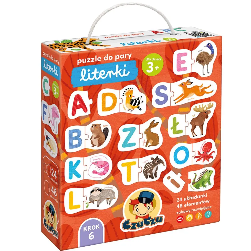 CzuCzu: Puzzle do pary - Literki 3+