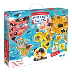 CzuCzu: Puzzle małego odkrywcy Zwierzęta świata 4+