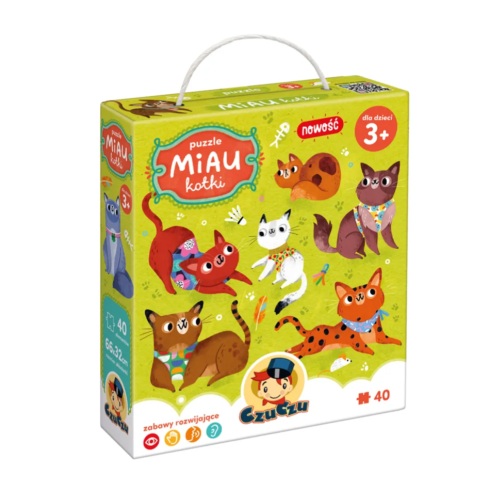 CzuCzu: Puzzle - Miau Kotki 3+