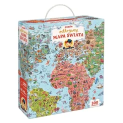 CzuCzu: Puzzle Odkrywcy - Mapa świata 7+