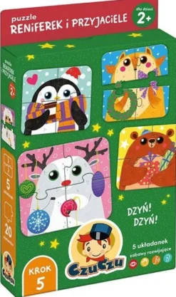 Czuczu: Puzzle - Reniferek i przyjaciele 2+