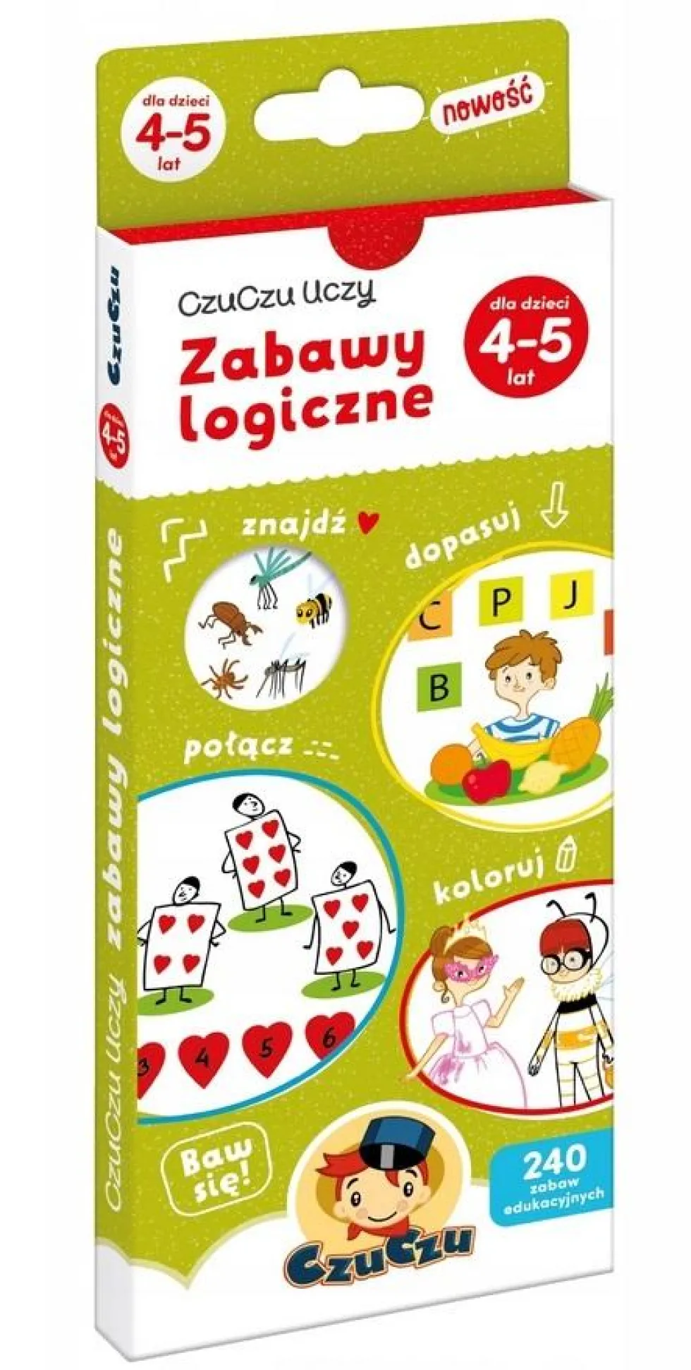 CzuCzu: Uczy - Zabawy Logiczne 4-5 lat