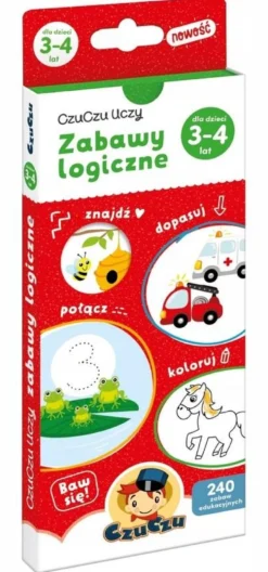 CzuCzu: Uczy - Zabawy Logiczne 3-4 lat
