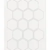 Czysty kafelek hex 30mm w wyprasce (15 sztuk)