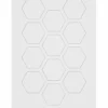 Czysty kafelek hex 21mm w wyprasce (12 sztuk)