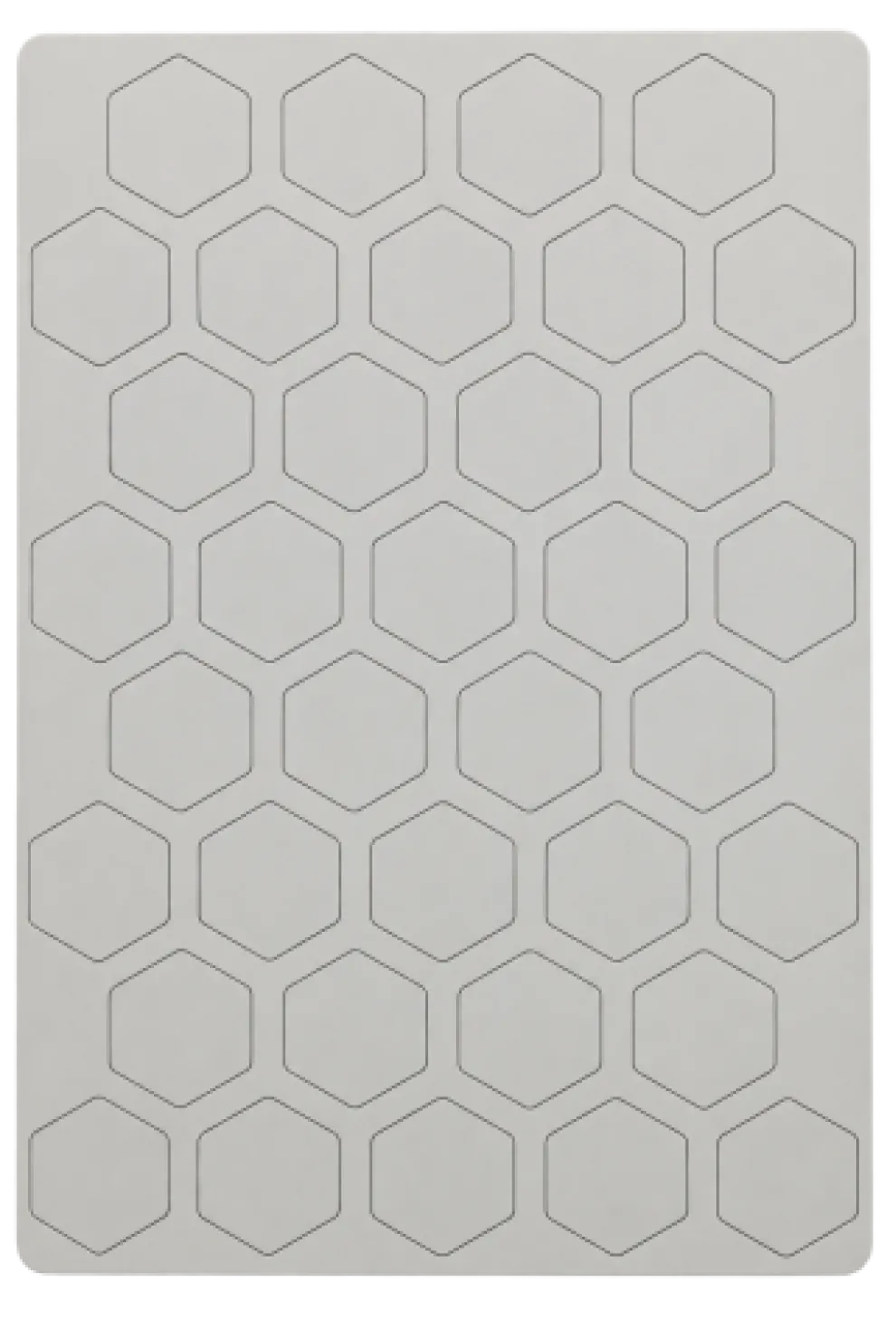 Czysty kafelek hex 13mm w wyprasce (36 sztuk)