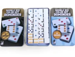 Domino w metalowym pudełku