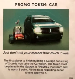 Dream Home (Domek): Promo Token – Car