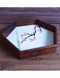 Drewniany Dice Tray - Kanji